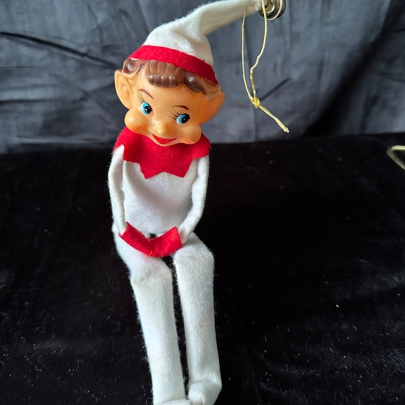 Vintage, whimsical Christmas Elf, 12” long - Picture 8 of 8